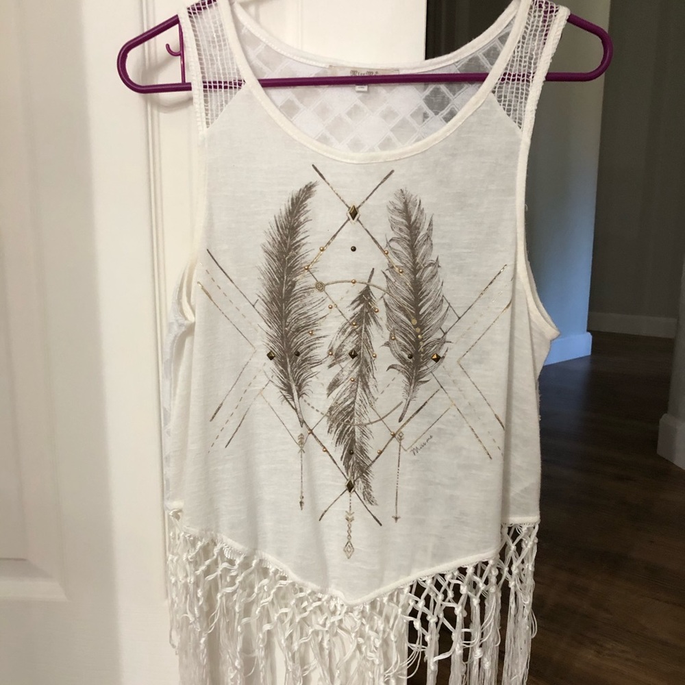 Miss Me Fringe Tank Top